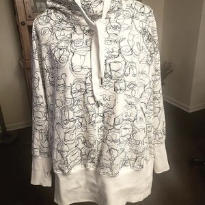 Melissa McCarthy hooded sweatshirt.